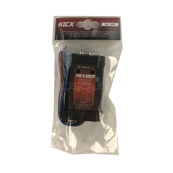 Преобразователь уровня сигнала Kicx HL 380- LOUD SOUND