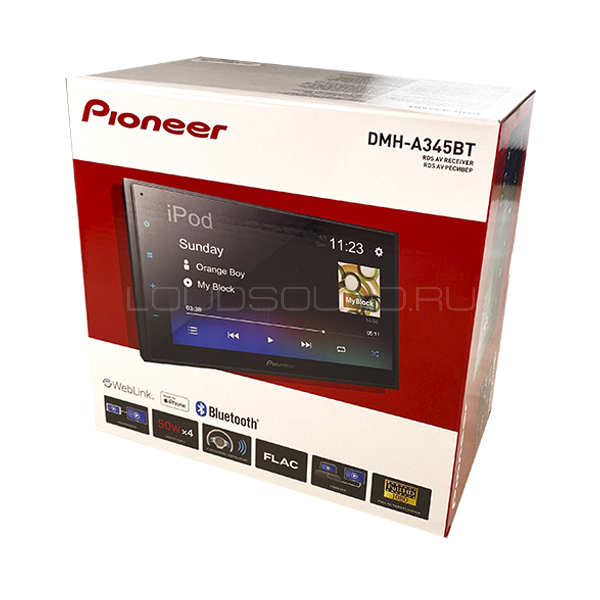 Pioneer DMHA345BT Автомагнитола 2DIN Pioneer DMHA345BT LOUD SOUND