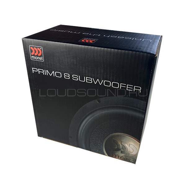 morel（モレル）PRIMO8 SUBWOOFER　８インチ（２０センチ） morel（モレル）PRIMO8 SUBWOOFER 8インチ（20センチ