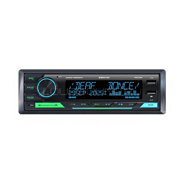 Deaf Bonce Gemini 750DSP | купить Автомагнитола 1DIN Deaf Bonce Gemini 750DSP LOUD SOUND с доставкой по России