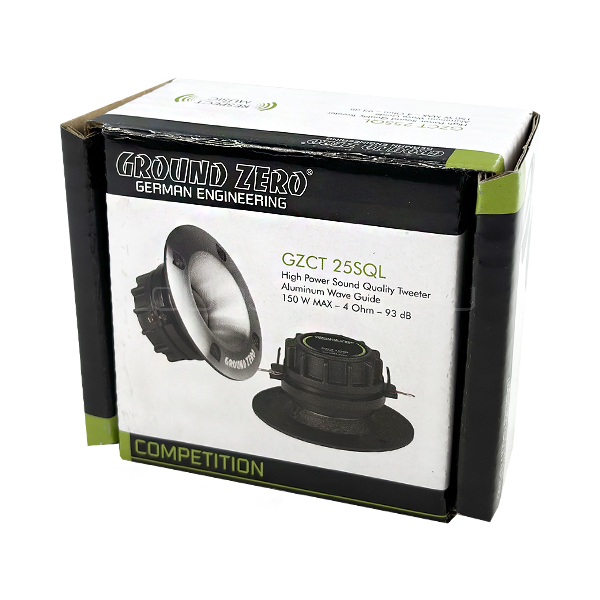 Gzct 25sql Ground Zero GZCT 25SQL 25 Mm 1″ High Power Silk Dome