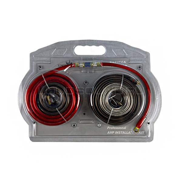 Kingz Audio KRZ4CCA 4Ga 2 канала Комплект проводов для установки автомобильного усилителя