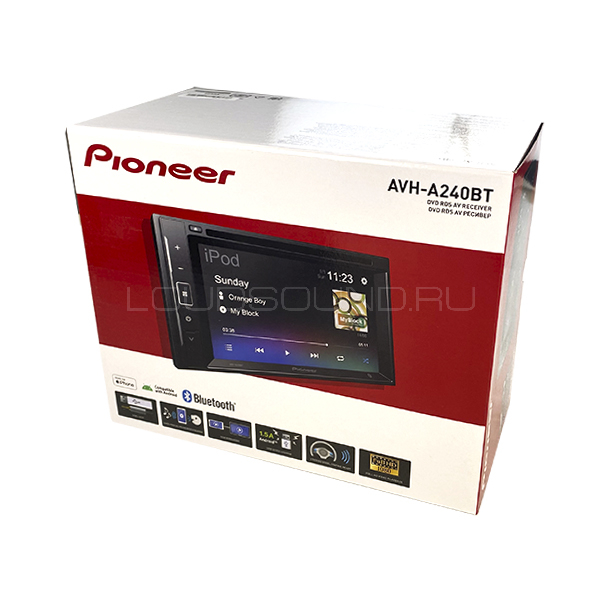 Pioneer AVH-A240BT | Автомагнитола 2DIN Pioneer AVH-A240BT - LOUD SOUND
