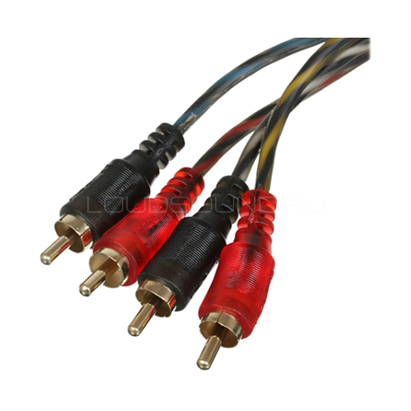 Урал КМ 4RCA MT5M (4RCA - 4RCA) 5м | Межблочный кабель Урал КМ 4RCA ...