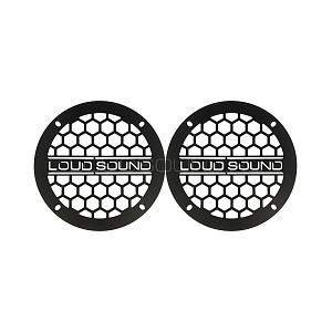 Сетки защитные металлические LOUD SOUND 6,5" (16см) с порошковым окрашиванием черные
