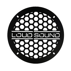 Сетки защитные металлические LOUD SOUND 8" (20см) с порошковым окрашиванием черные