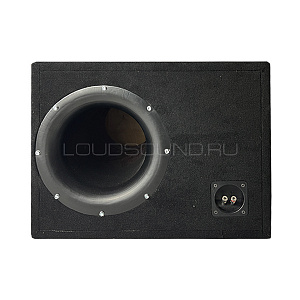 Короб под 1х15" (труба, Фанера) с вышивкой LOUD SOUND