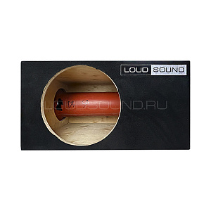 Короб под 1х15" (труба, Фанера) с вышивкой LOUD SOUND