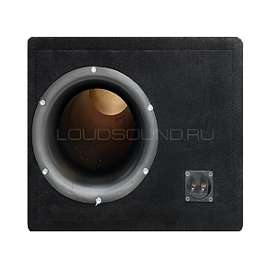 Короб под 1х12" (труба, Фанера) с вышивкой LOUD SOUND