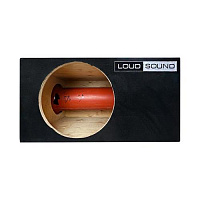 Короб под 1х15" (труба, Фанера) с вышивкой LOUD SOUND